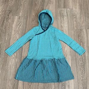 Tea Collection Khumbu Double Knit Hoodie Dress